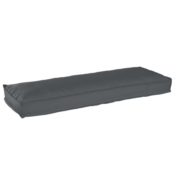 Кушон за пейка Антрацит 120x40x8 см Оксфордска тъкан - VL42001638 ➤ топ цена ➤ dshome.bg