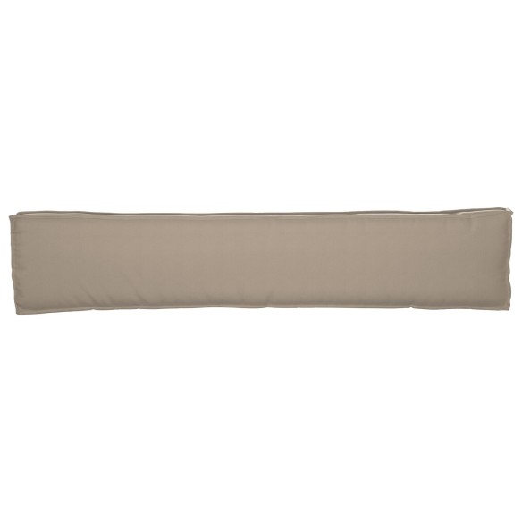Възглавници за пейка 2 бр. Таупе 200x40x8 см Оксфордска тъкан - VL42001733 ➤ топ цена ➤ dshome.bg