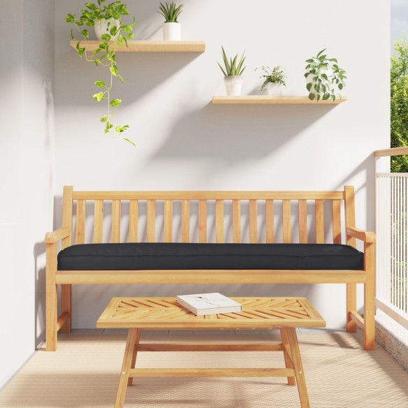 Кушони за палети за пейка 2 бр Черни 200x40x8 см Полиестер - VL42001732 ➤ топ цена ➤ dshome.bg
