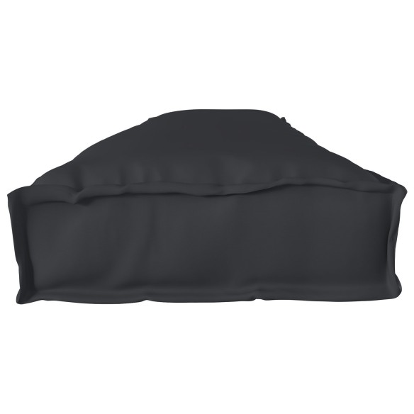 Кушони за палети за пейка 2 бр Черни 200x40x8 см Полиестер - VL42001732 ➤ топ цена ➤ dshome.bg