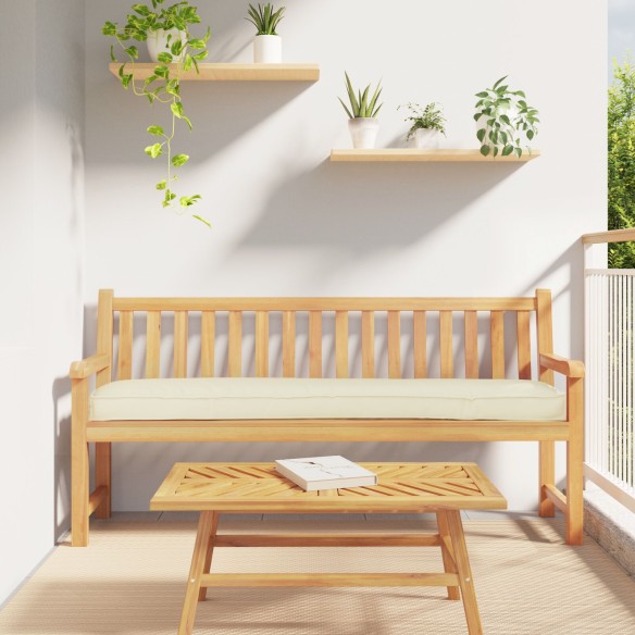Възглавници Pallet за пейка 2 бр Кремави 200x40x8 см Оксфордска тъкан - VL42001730 ➤ топ цена ➤ dshome.bg