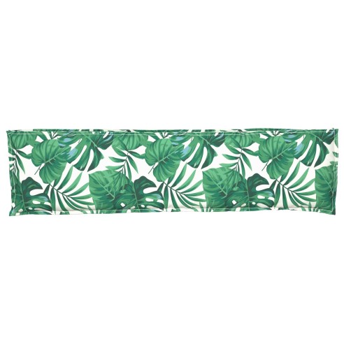 Одеяла за палети за пейка 2 бр С листен модел 150х40х8 см Оксфордска тъкан - VL42001716 ➤ топ цена ➤ dshome.bg