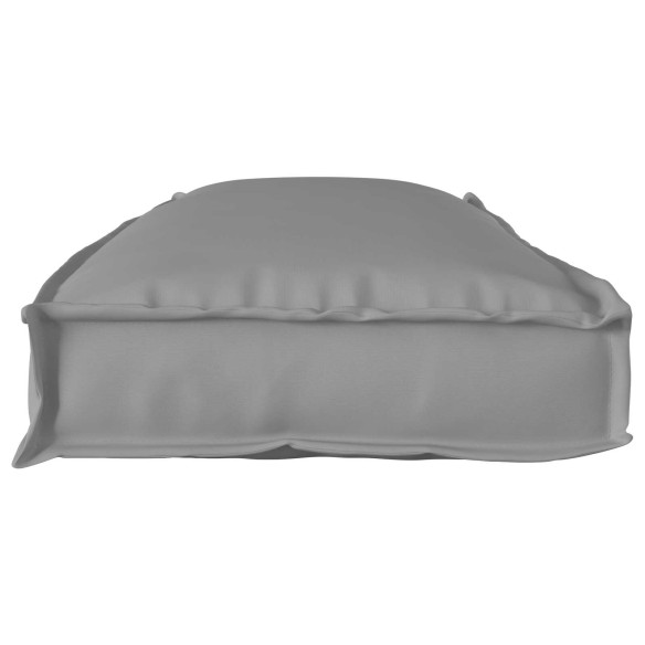 Палетна възглавница за пейка сива 110x40x8 см от оксфорд плат - VL42001629 ➤ топ цена ➤ dshome.bg