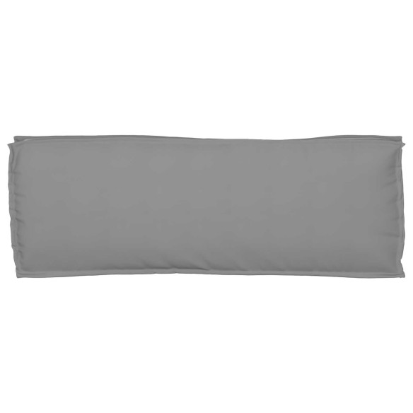Палетна възглавница за пейка сива 110x40x8 см от оксфорд плат - VL42001629 ➤ топ цена ➤ dshome.bg