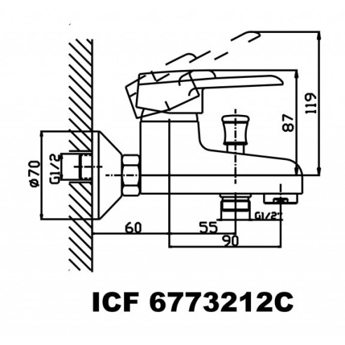 Смесител - "сабине" - icf 6773212 - 2