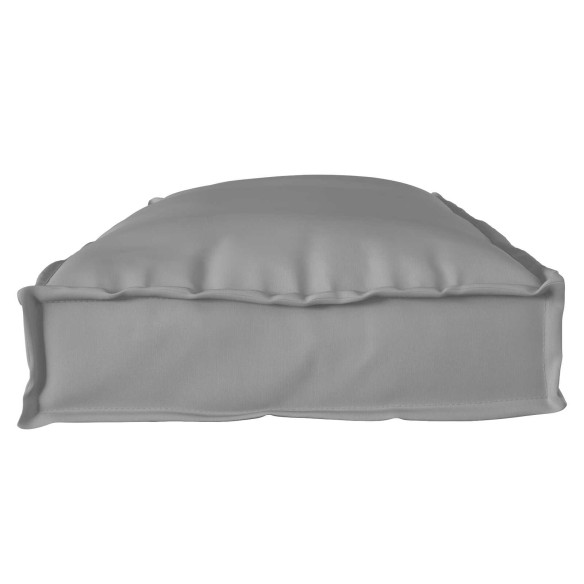 Палетна възглавница за пейка Сива 100x40x8 см Полиестерна тъкан - VL42001619 ➤ топ цена ➤ dshome.bg