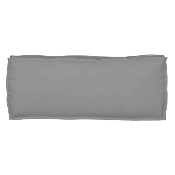 Палетна възглавница за пейка Сива 100x40x8 см Полиестерна тъкан - VL42001619 ➤ топ цена ➤ dshome.bg