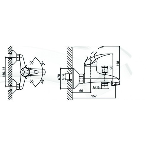 Смесител " пиедмонт " - icf 6109022