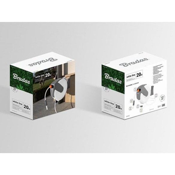 Комплект макара с маркуч 10 м + пистолет и конектори HERLY ➤ топ цена ➤ dshome.bg