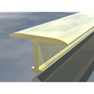 Aлуминиева Т-образна лайстна 20 мм 2.7 м жълта ➤ топ цена ➤ dshome.bg