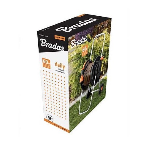 Макара за маркуч 1/2" 60 м Daily BRADAS ➤ топ цена ➤ dshome.bg