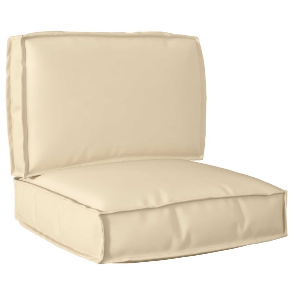 Комплект от 2 част с cushions за палета Бежова Оксфордска тъкан ➤ топ цена ➤ dshome.bg