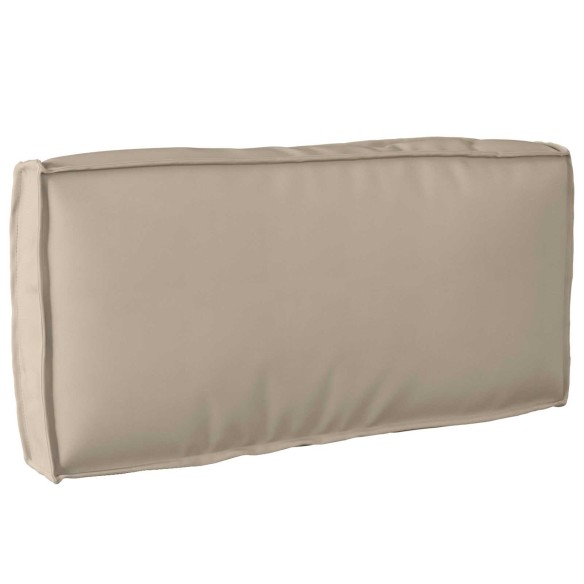 Кушон за палети за гръб Таупе 80х40х12 см Oxford Fabric ➤ топ цена ➤ dshome.bg