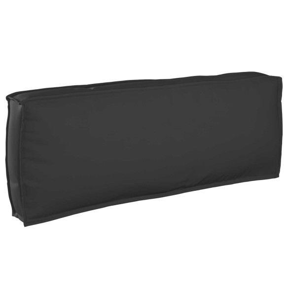 Възглавница за гръб на палета Черна 120x40x12 см Оксфордска тъкан ➤ топ цена ➤ dshome.bg