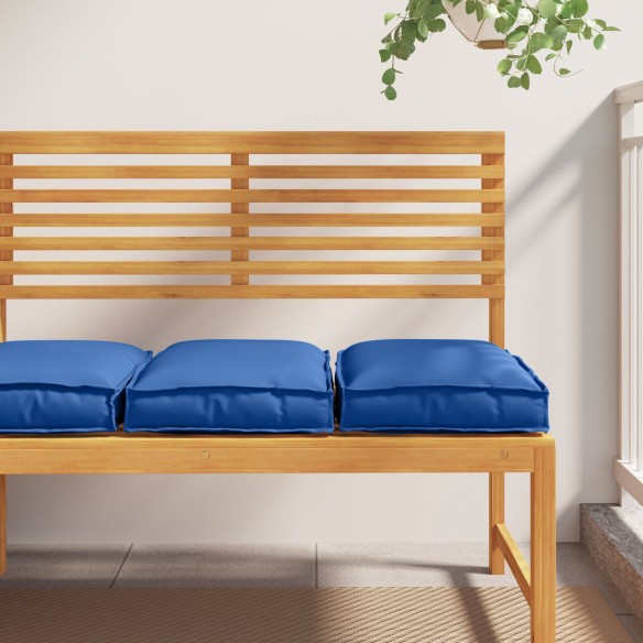 Възглавници за палети за седалка 2 бр Кралско синьо 40x40x8 см Oxford Fabric