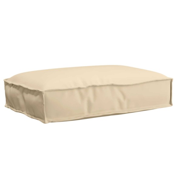 Възглавница за палета за сядане Бежова 60x40x8 см Oxford Fabric