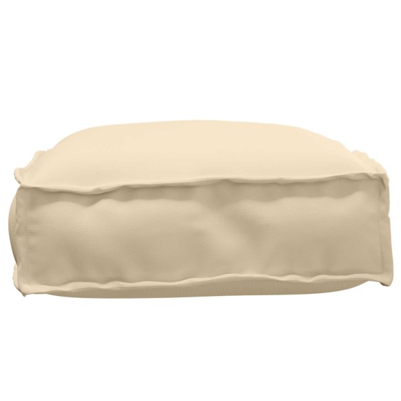 Възглавница за палета за сядане Бежова 60x40x8 см Oxford Fabric