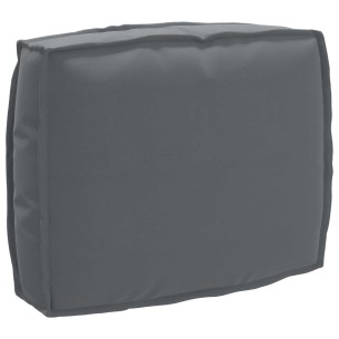 Възглавница за облегалка Антрацит 50x40x12 см Оксфордска тъкан 2