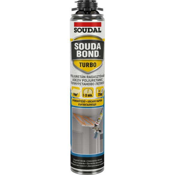 Пистолетно лепило Soudabond Turbo SOUDAL/153084 ➤ топ цена ➤ dshome.bg