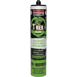 Монтажно лепило бяло леки материали T-Rex Green SOUDAL/157453 ➤ топ цена ➤ dshome.bg