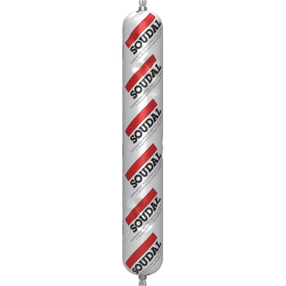 Полиуретанов уплътнител Soudaflex 40FC 600 мл бял SOUDAL ➤ топ цена ➤ dshome.bg