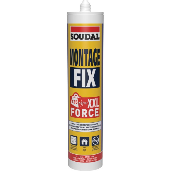 Монтажно лепило Fix 300мл SOUDAL/123108 ➤ топ цена ➤ dshome.bg