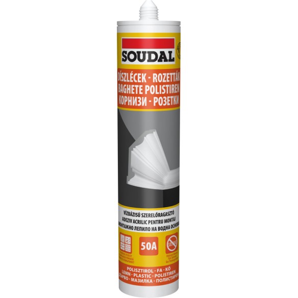 Монтажно лепило 50А 300мл SOUDAL/111716 ➤ топ цена ➤ dshome.bg