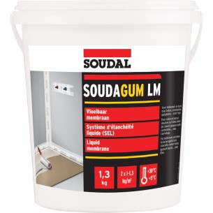 Течно фолио Soudagum LM 1.3 кг SOUDAL/126582 ➤ топ цена ➤ dshome.bg