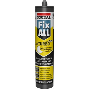 Лепило Fix All Turbo 290мл SOUDAL ➤ топ цена ➤ dshome.bg