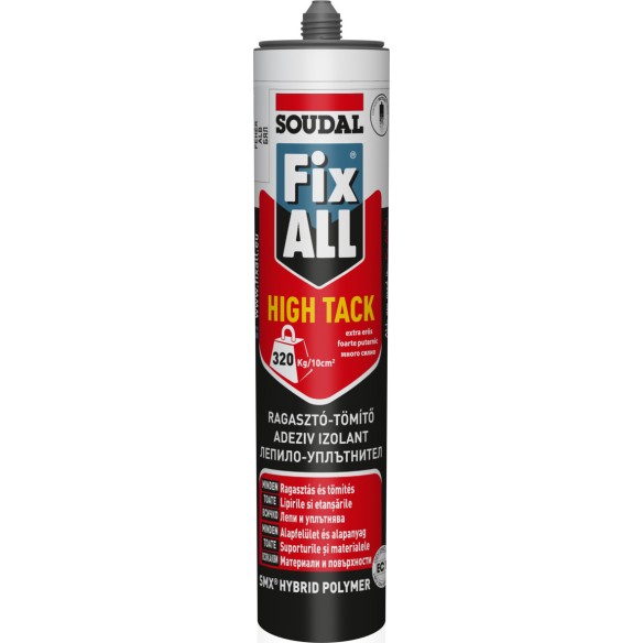 Лепило Fix All High tack 290 мл SOUDAL/119381 ➤ топ цена ➤ dshome.bg