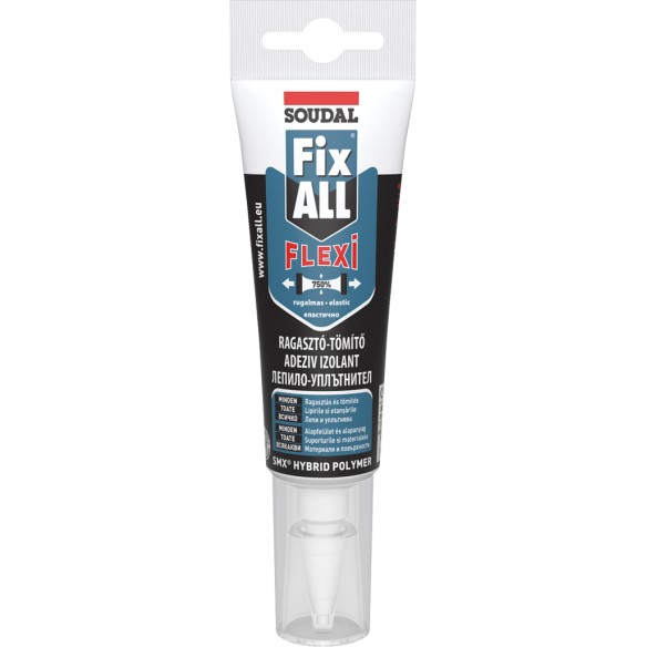 Лепило Fix All Flexi бяло 125мл SOUDAL/134135 ➤ топ цена ➤ dshome.bg