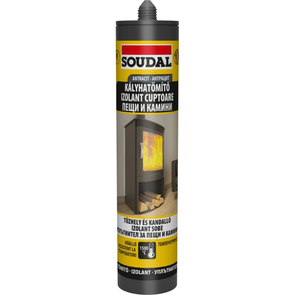Топлоустойчив силикон Калофер HU/RO 300мл SOUDAL/106649 ➤ топ цена ➤ dshome.bg
