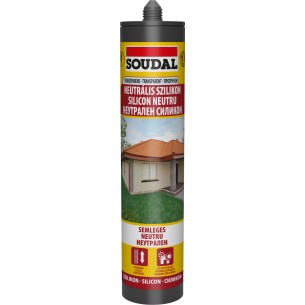 Неутрален прозрачен силикон 280 мл SOUDAL ➤ топ цена ➤ dshome.bg