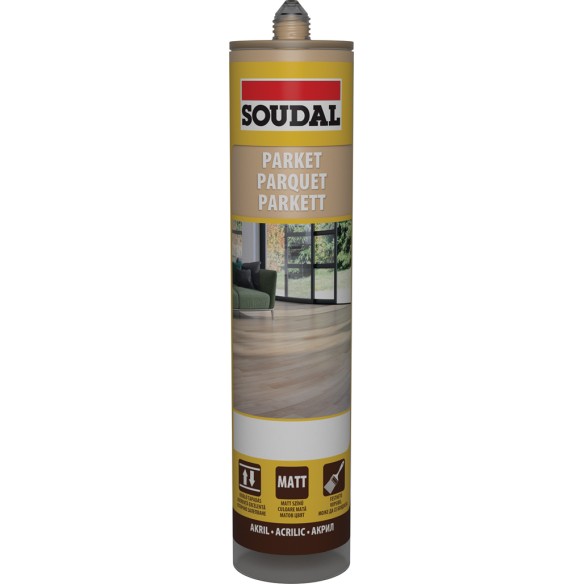 Паркетен уплътнител бук 300мл SOUDAL/111260 ➤ топ цена ➤ dshome.bg