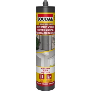 Универсален силикон кафяв 300 мл SOUDAL/106553 ➤ топ цена ➤ dshome.bg