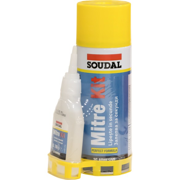 Двукомпонентно лепило + спрей 10 SOUDAL/155883 ➤ топ цена ➤ dshome.bg