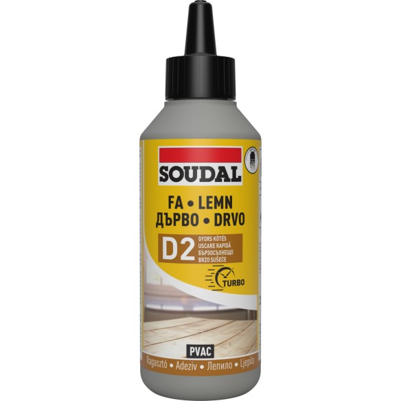 Лепило за дърво 64A 250 мл SOUDAL/124664 ➤ топ цена ➤ dshome.bg