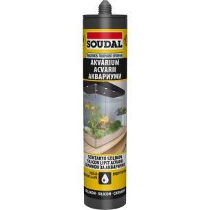 Прозрачен силикон за аквариум 280 мл SOUDAL/117985 ➤ топ цена ➤ dshome.bg