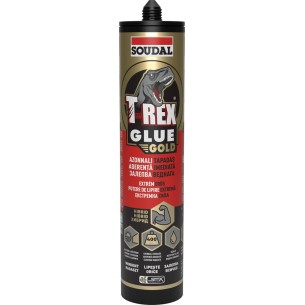 Монтажно лепило T-Rex злато 380 мл SOUDAL/146055 ➤ топ цена ➤ dshome.bg