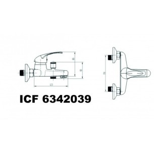 Смесител - " еко " - icf 6342039c - 1 2
