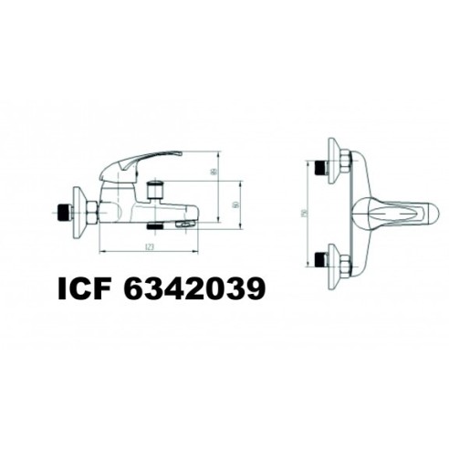 Смесител - " еко " - icf 6342039c - 2
