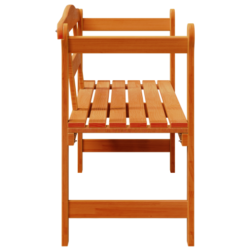 Външна пейка Акациева 119x76x44 см Масивна дървесина