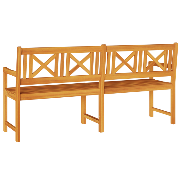 Градинска пейка 180x56x90 см от масивна акациева дървесина