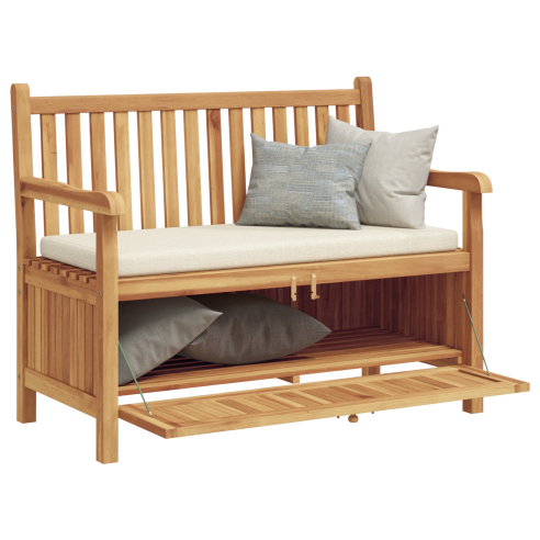 Градинска Пейка за Съхранение Кафяво 228 x 60 x 90 см