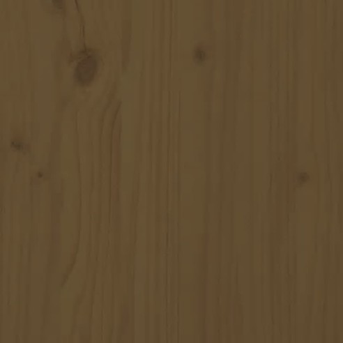 Пейка със саксии меденокафява 180x36x63 см борово дърво масив