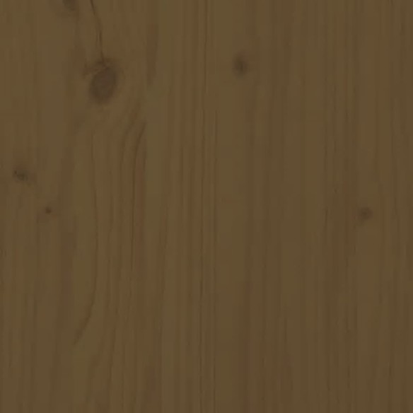 Пейка със саксии меденокафява 180x36x63 см борово дърво масив