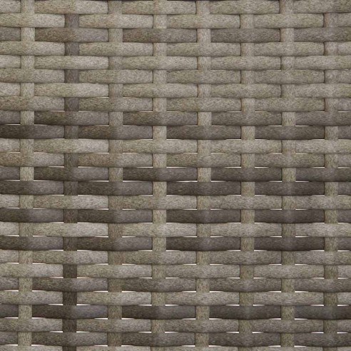 3-местна градинска пейка с възглавници, сива, полиратан