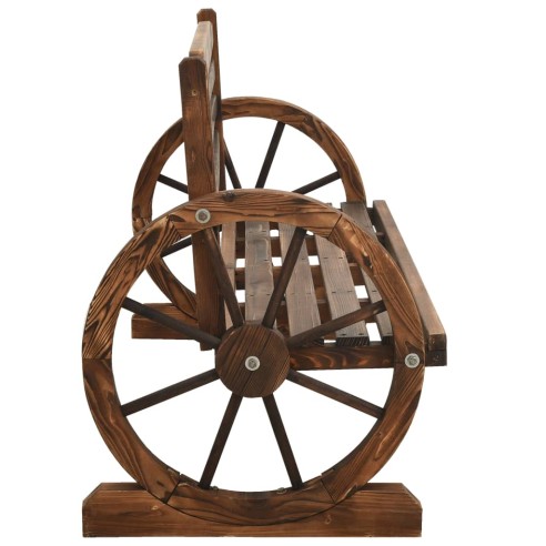 Градинска пейка, 112 см, масивна ела