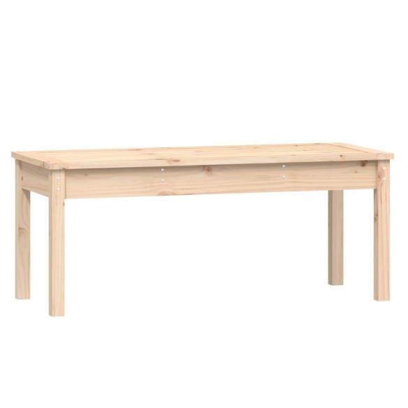 Градинска пейка, 109x44x45 см, борово дърво масив