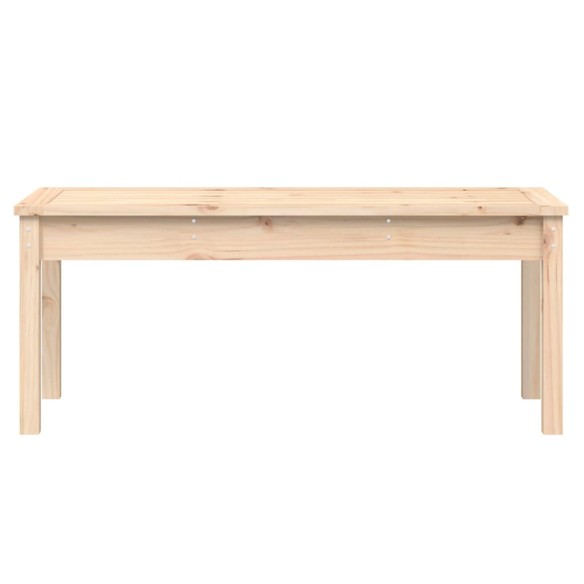Градинска пейка, 109x44x45 см, борово дърво масив